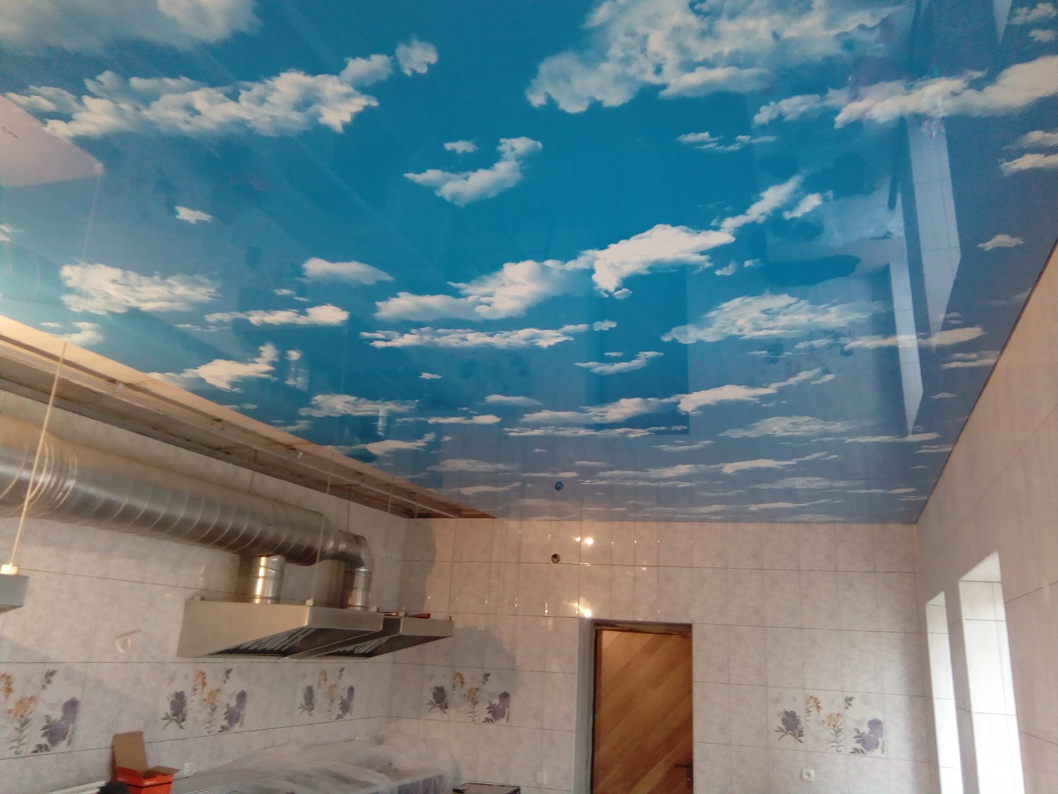 Облака декоративные натяжные потолки в симферополе