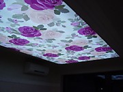 Светопропускные художественные натяжные потолки