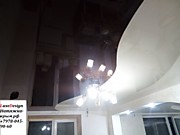 комбинированный потолок на кухне 571и303лак
