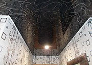 Фактурный натяжной потолок каляка