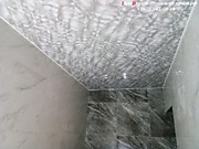 Фактурный натяжной потолок мрамор