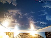   Фактурный натяжной потолок Велюр-облака  