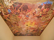 Фотопечать художественный натяжной потолок боги